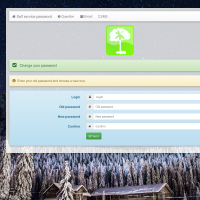 Self Service Password screenshot
